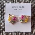 Kate Spade Jewelry | Bnwt Kate Spade Greenhouse Earrings | Color: Gold/Green | Size: Os