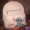 Disney Bags | Disney Stitch Mini- Small Backpack | Color: Blue/Cream | Size: Os