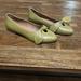 Anthropologie Shoes | Anthropologie Camellia Bow Flats In Green Size 37 (6.5) | Color: Green | Size: 6.5