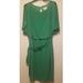 Jessica Simpson Dresses | Jessica Simpson Cold Shoulder Dress With Tie Waist | Color: Green | Size: 1x