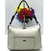 Coach Bags | Coach Chelsea Ivory Pebbled Leather Turnlock Closure Small Hobo Handbag Purse | Color: Gray/White | Size: Os