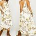 Free People Dresses | Free People Ivory Printed Anita Maxi Dress | Color: Cream/Yellow | Size: M