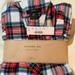 J. Crew Intimates & Sleepwear | J Crew Plaid Flannel Pajama Loungewear Set - Size Large - 100% Cotton - Nwt | Color: Blue/Red/White | Size: L