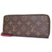 Louis Vuitton Bags | Louis Vuitton Portefeuille Clemence Wallet Monogram Fuchsia | Color: Brown | Size: Os