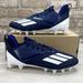 Adidas Shoes | Adidas Adizero Scorch Football Cleats Navy Blue/White Fx4250 Men's Size 13 | Color: Purple/White | Size: 13