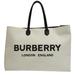 Burberry Bags | Burberry Logo Canvas Tote Bag Large Natural [Off White] Women's | Color: Black | Size: Os