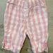 Disney Bottoms | Free With $15 Purchase Disney Baby Girl Pink & White Gingham Pants 3-6m | Color: Pink/White | Size: 3-6mb