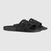 Gucci Shoes | Gucci Womens Rubber Sandal In Black Rubber | Color: Black | Size: 38eu