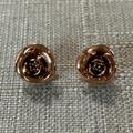 Kate Spade Jewelry | Kate Spade Rose Earrings In Rose Gold | Color: Gold | Size: Os