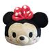 Disney Toys | Disney Tsum Tsum Minnie Mouse Large Plush 12” Black Red Child’s Toy | Color: Black/Red | Size: 13"