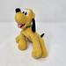 Disney Toys | Just Play Disney Pluto Dog 7" Sitting Plush Stuffed Animal Yellow Puppy | Color: Gold | Size: 7"