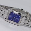 Gucci Accessories | New! Womens Paolo Gucci Steel Rare Blue Dial Watch | Color: Blue/Silver | Size: 20mm