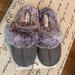 Jessica Simpson Shoes | Jessica Simpson Fuzzy Grey Slippers | Color: Gray | Size: Large