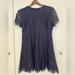 Madewell Dresses | Madewell Floral Lace Dress / Size 12 / Deep Indigo | Color: Blue | Size: 12