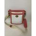 Coach Bags | Coach Cricket Coral White Cross Body North South Swingpack Shoulder # 42643 | Color: White | Size: Medium