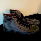 Converse Shoes | Converse Leather High Tops, Chuck Taylor Double Zip | Color: Brown | Size: 9.5