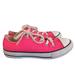 Converse Shoes | Converse All Star Ox Low Top Casual Tennis Shoes Sneakers Hot Pink Kids Size 2 | Color: Pink/White | Size: 2bb