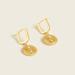 J. Crew Jewelry | J.Crew Demi-Fine 14k Gold-Plated Yin-Yang Earrings-Bb510-Crystal-Gold/Silver-New | Color: Gold/Silver | Size: Os