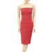 Free People Dresses | Free People Endless Summer Ruched Tube Dress Bodycon Red Strapless S New | Color: Red | Size: S