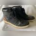 Levi's Shoes | Men’s Levi's 518837-41a Stanton Burnished Bt Hi Top Sneaker Black/Tan Size 8.5 | Color: Black/Tan | Size: 8.5