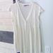 Anthropologie Dresses | Anthropologie Mini Dress, Boho Chic, Button Down, Short Sleeve, Only Worn 1 Time | Color: White | Size: M