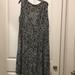 Nine West Dresses | Beautiful Women Sleeveless Dress, With Buttons Down The Front. Size 2x | Color: Black/White | Size: 2x