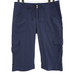 Athleta Pants & Jumpsuits | Athleta Capri Cargo Pants Womens Blue 34x18 Hiking Outdoor Drawstring Mid Rise | Color: Blue | Size: 34x18
