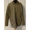 Columbia Jackets & Coats | Columbia Canvas Leather Trim Flannel Lined Green Hunting Jacket Men’s Size Large | Color: Green | Size: L