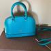 Coach Bags | Coach Mini Sierra Bag With Strap Excellent Condition Rare Color | Color: Blue/Silver | Size: Os