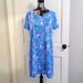 Lilly Pulitzer Dresses | Htf Lilly Pulitzer - Cody Short Sleeve Dress | Color: Blue/Pink | Size: L