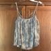 Free People Tops | Intimately Free People Blue Floral Swing Top Size Xs | Color: Blue/White | Size: Xs