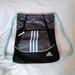 Adidas Bags | Adidas Sackpack-Lt.Blue/Heather Gray/Black Euc!!! | Color: Black/Gray | Size: Os