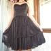 Anthropologie Dresses | Anna Sui For Anthropologie "Haute Sweetheart" Dress Size 6 | Color: Black | Size: 6