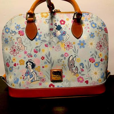 Dooney & Bourke Bags | Disney’s Doone & Bourke Snow White Flower Garden Satchel Nwt | Color: Blue | Size: Os