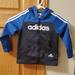 Adidas Jackets & Coats | Adidas Boy's 24 Months Blue, White & Black Zip Up Hooded Jacket | Color: Black/Blue | Size: 18-24mb