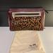 Coach Bags | Coach Colorblock Animal Print Leather Clutch | Color: Red | Size: Os