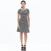 Madewell Dresses | Madewell Gallerist Dress In Stripe Women's Size L | Color: Black/White | Size: L