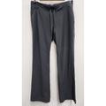 Athleta Pants & Jumpsuits | Athleta Womens Midtown Trouser Pants Sz 8 Gray Striped Pull On Flared Activewear | Color: Gray | Size: 8