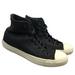 Converse Shoes | Converse All Star Mens Sz 8 Womens Sz 10 Black Canvas Leather Accents 146651f | Color: Black | Size: 8