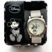 Disney Jewelry | Disney Mickey Mouse Watch With Metal Band | Color: Silver | Size: Os