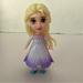 Disney Toys | Disney Princess Mini Toddler Doll Elsa Frozen Figure Purple Dress Blue Shoes 3.5 | Color: Purple/Yellow | Size: 3.5”
