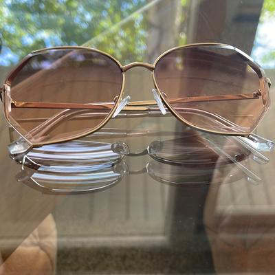 Free People Accessories | Free People Sunglasses. Octagon Lenses. Blush Color With Gold Frame | Color: Gold/Pink | Size: Os