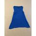 Ralph Lauren Dresses | Lauren Ralph Lauren Tank Top Dress Womens Size Medium Blue Mesh See Through | Color: Blue | Size: M