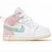 Nike Shoes | Baby Nike Air Jordan 1 Mid Se Toddler Size 4c 'Ice Cream' Drip Dd1668 High Tops | Color: Pink/White | Size: 4bb