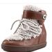Coach Shoes | Coach Authentic Sheepskin Boots Dyed, Whole Shearlingsize 8. Coach Turnlock.Fur | Color: Brown | Size: 8