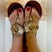 Coach Shoes | Coach, Vintage, Gold Sandals, Women’s Size 8 | Color: Gold | Size: 8