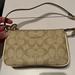 Coach Bags | Coach Signature Pvc Cream Micro Bag Nwot | Color: Cream/Tan | Size: 7.5x4.5x2.5