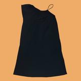 Free People Dresses | Fp Beach Women's Maxi Dress Xs Black Cap Sleeve Ribbed Cold Shoulder Free People | Color: Black | Size: Xs