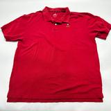 Disney Shirts | Disney Mickey Mouse Polo Shirt Men Size L Red Short Sleeve | Color: Red | Size: L