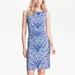 Tory Burch Dresses | Final Price Tory Burch Floral Silk Sleeveless Dress Ladies Medium | Color: Blue/White | Size: M